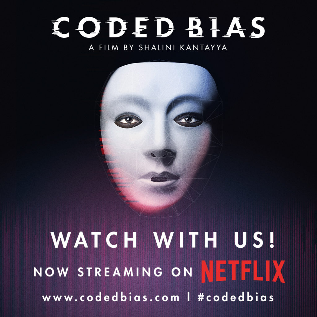 Coded Bias film ad Watch with us